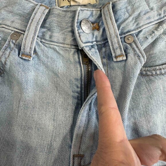 Madewell Women's The Perfect Vintage Jean Cotton Zip Fly Light Wash Size 25P - Picture 4 of 15
